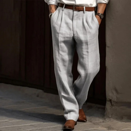 Ethan | Men's Pleated Trousers | Classic