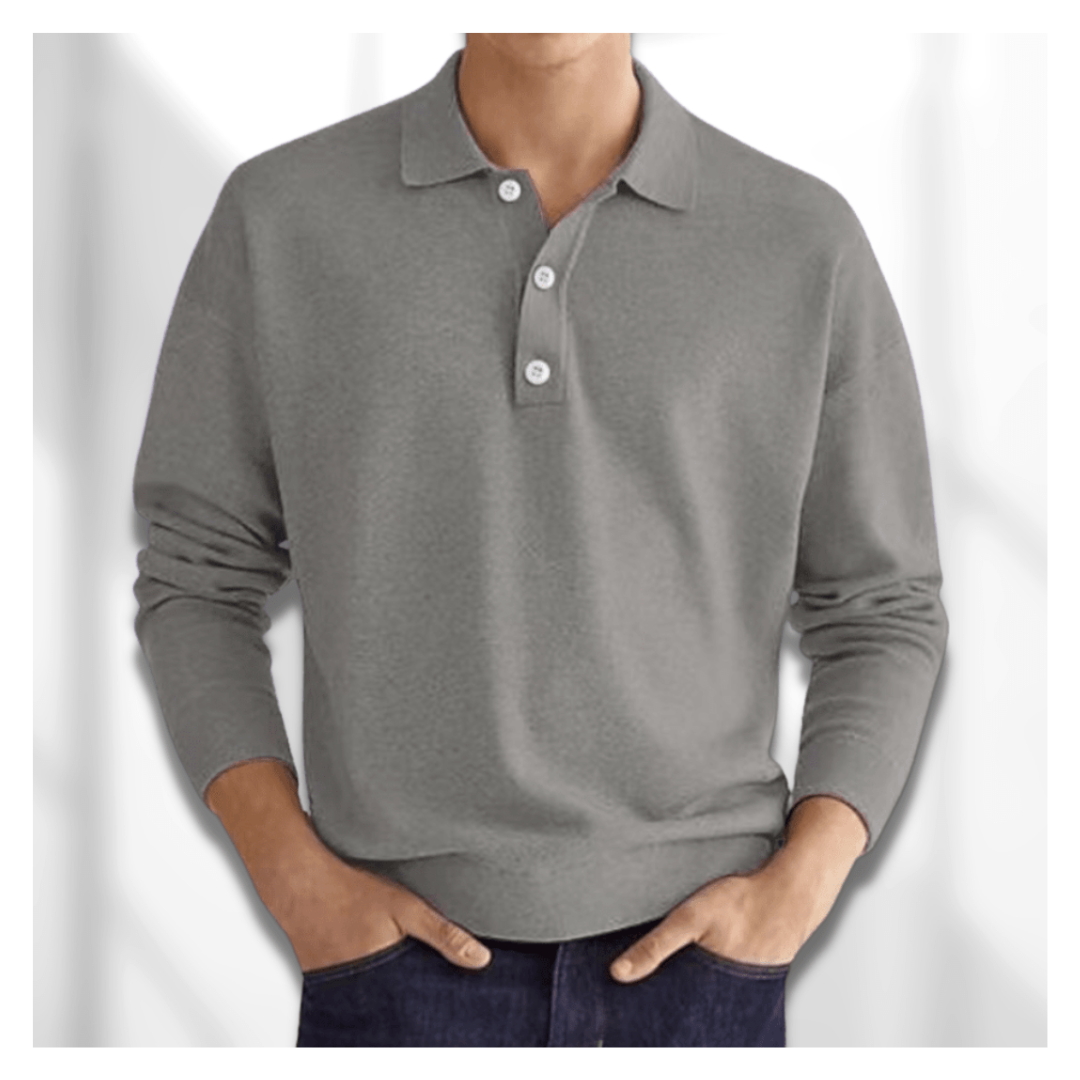 Noah | Men's Long-Sleeve Polo Sweater | Classic