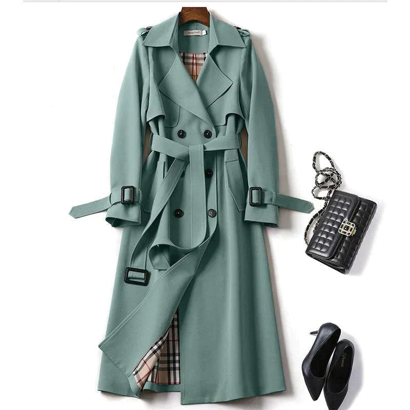 Fern | Women's Long Trench Coat | Elegant